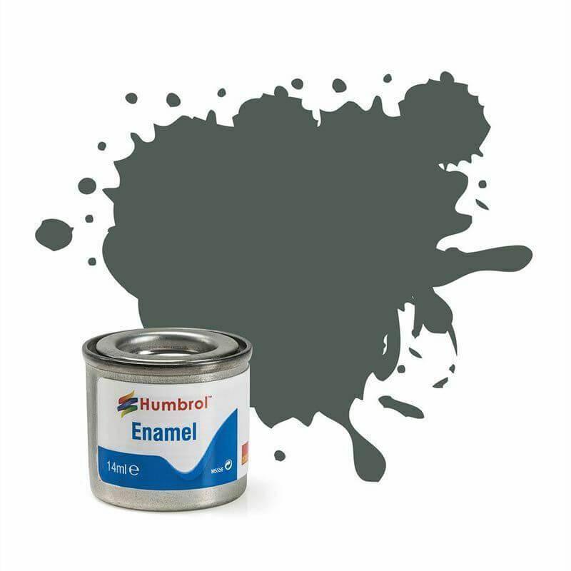 Humbrol Enamel Paint 14ml Tins No 1 Grey Primer (Matte) - Funky Home Crafts