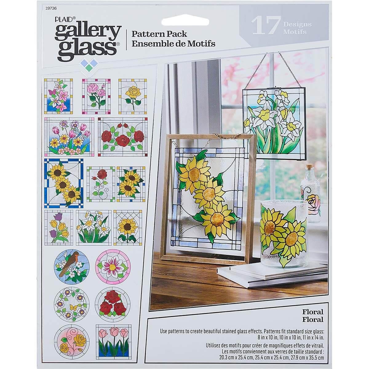 Gallery Glass Pattern Pack Floral (19736) - Funky Home Crafts