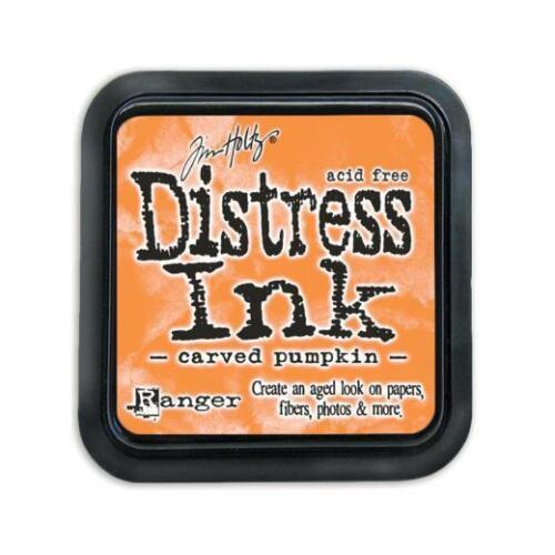 Tim Holtz Ranger Distress Ink Pad 3" x 3" - Carved Pumpkin