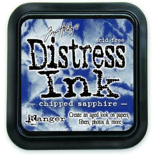 Tim Holtz Ranger Distress Ink Pad 3" x 3" - Chipped Sapphire