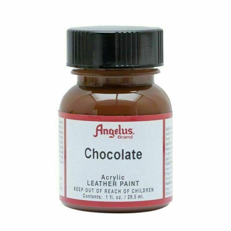 Angelus Leather Paint - Chocolate - Funky Home Crafts