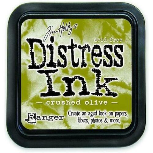 Tim Holtz Ranger Distress Ink Pad 3" x 3" - Crushed Olive