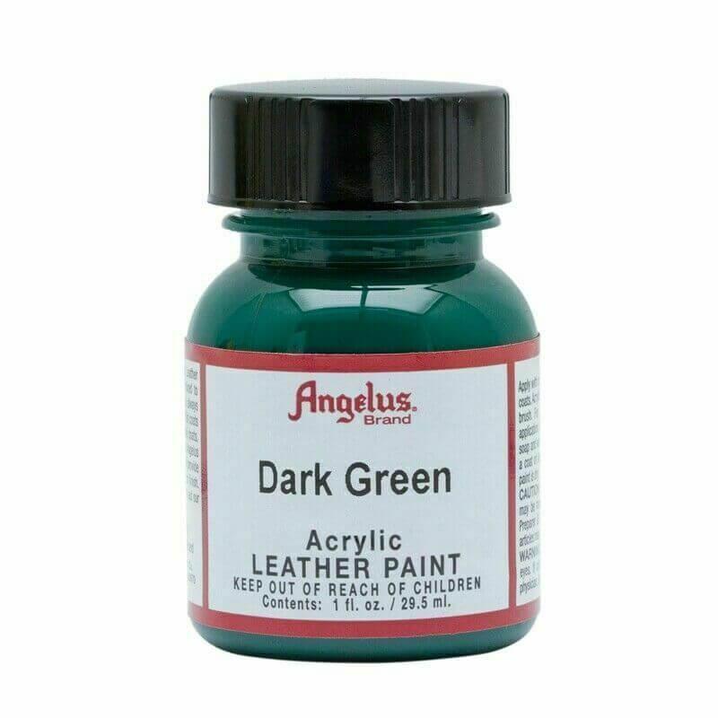 Angelus Leather Paint - Dark Green - Funky Home Crafts