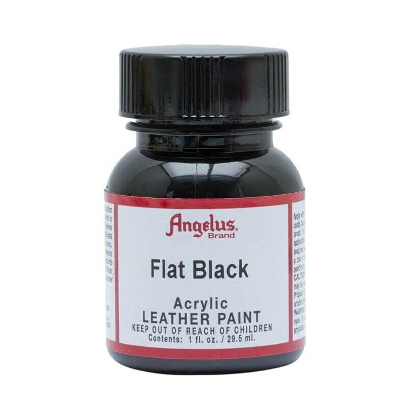 Angelus Leather Paint - Flat Black - Funky Home Crafts