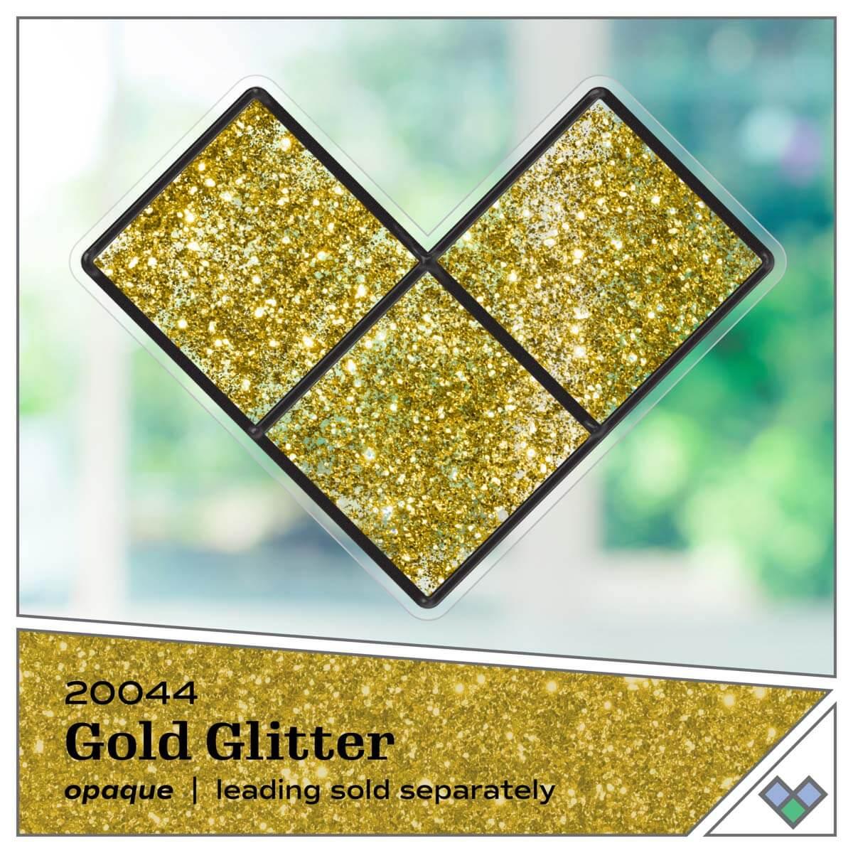 Gallery Glass Paint 59ml - GLITTER Gold - Funky Home Crafts