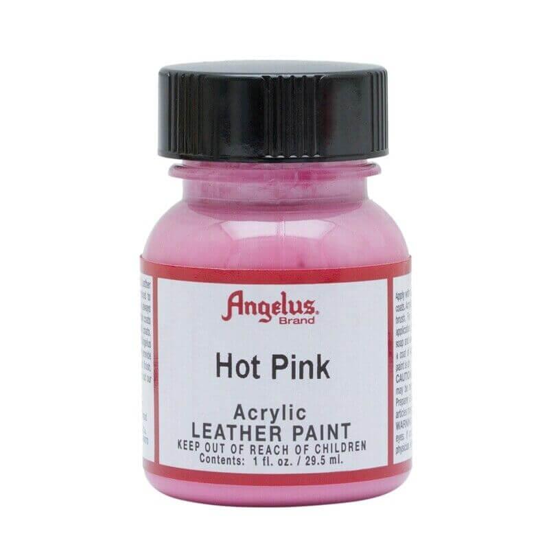 Angelus Leather Paint - Hot Pink - Funky Home Crafts