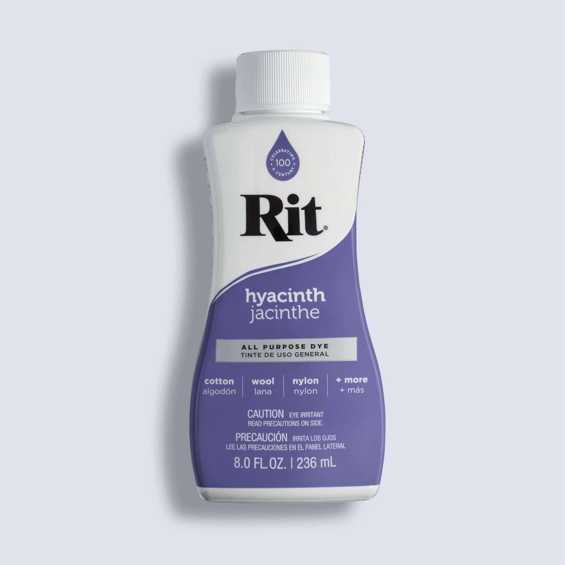 Rit Dye Liquid 8oz Bottle - Hyacinth - Funky Home Crafts