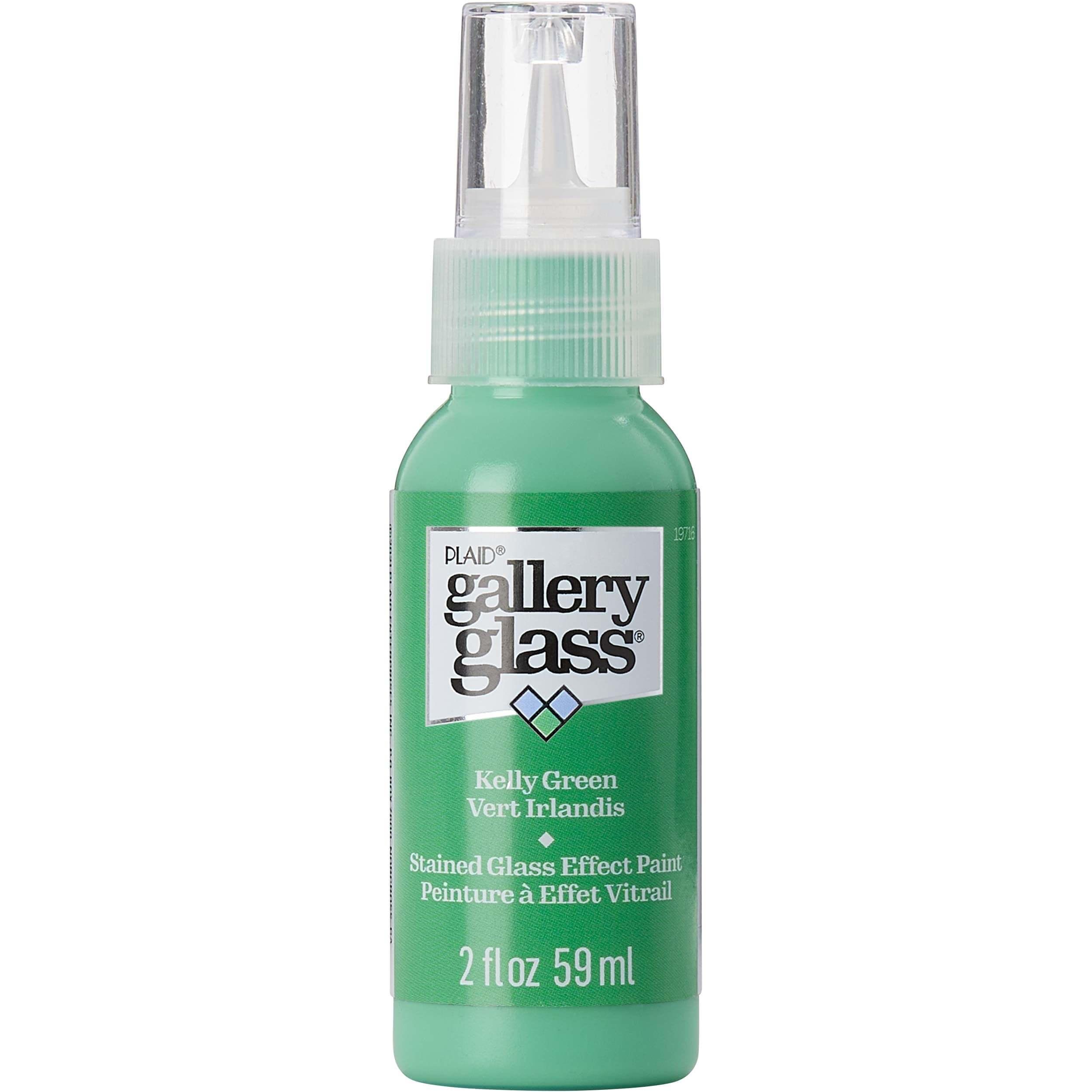 Gallery Glass Paint 59ml - Kelly Green - Funky Home Crafts