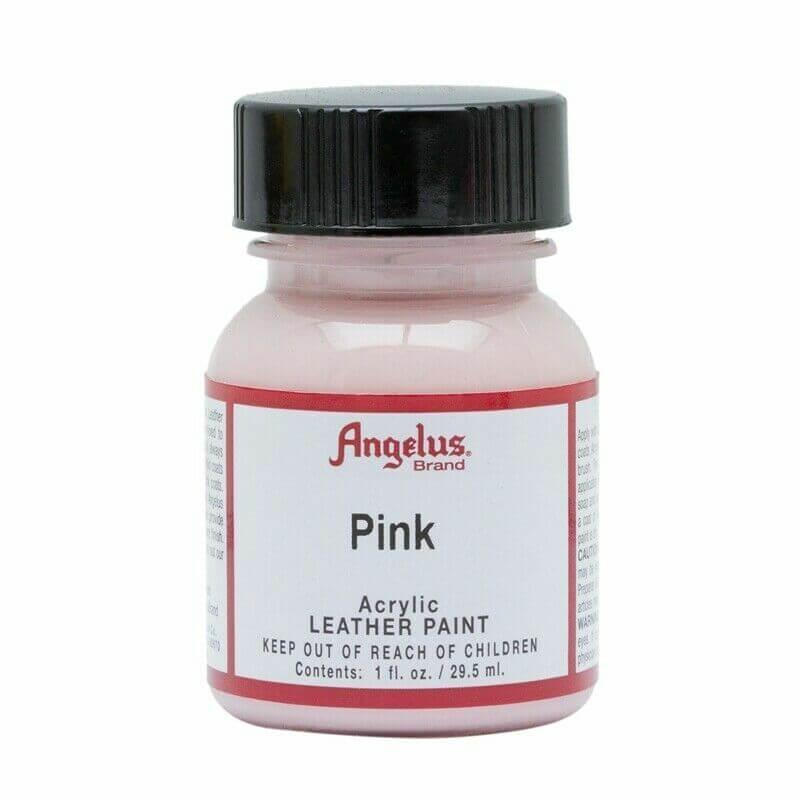 Angelus Leather Paint - Pink - Funky Home Crafts