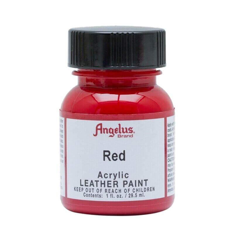 Angelus Leather Paint - Red - Funky Home Crafts