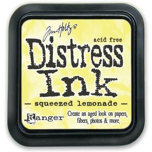 Tim Holtz Ranger Distress Ink Pad 3" x 3" - Squeezed Lemonade