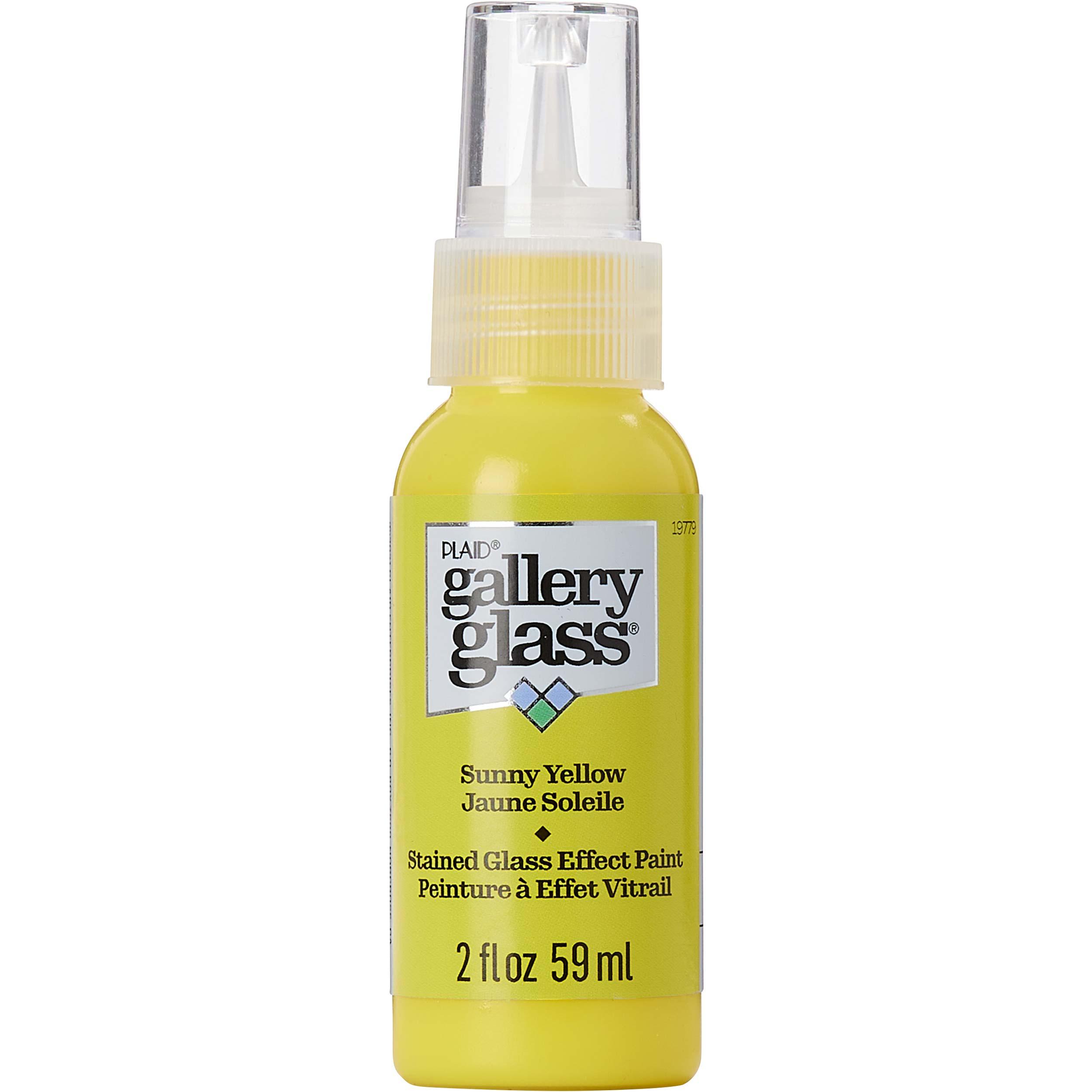 Gallery Glass Paint 59ml - Sunny Yellow - Funky Home Crafts