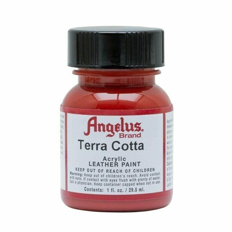 Angelus Leather Paint - Terracotta - Funky Home Crafts