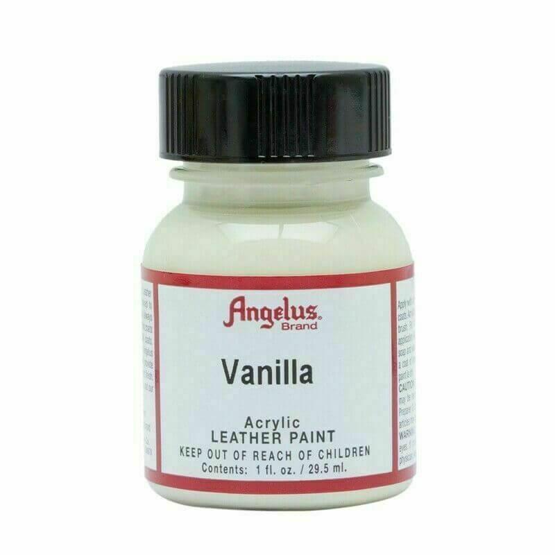 Angelus Leather Paint - Vanilla - Funky Home Crafts