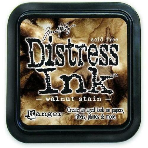 Tim Holtz Ranger Distress Ink Pad 3" x 3" - Walnut Stain