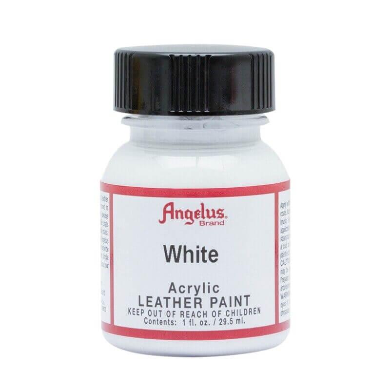 Angelus Leather Paint - White - Funky Home Crafts