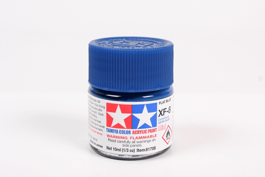 Tamiya XF8 Flat Blue Matte - Funky Home Crafts