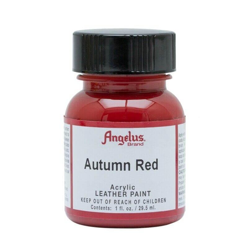 Angelus Leather Paint - Autumn Red - Funky Home Crafts