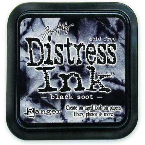 Tim Holtz Ranger Distress Ink Pad 3" x 3" - Black Soot