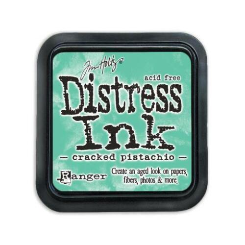 Tim Holtz Ranger Distress Ink Pad 3" x 3" - Cracked Pistachio