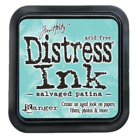 Tim Holtz Ranger Distress Ink Pad 3" x 3" - Salvaged Patina