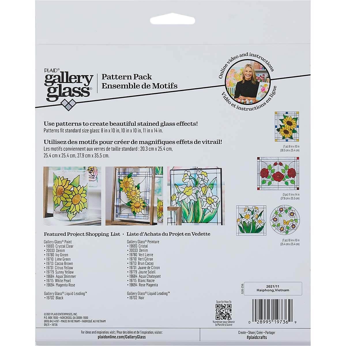 Gallery Glass Pattern Pack Floral (19736) - Funky Home Crafts