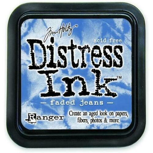 Tim Holtz Ranger Distress Ink Pad 3" x 3" - Faded Jeans