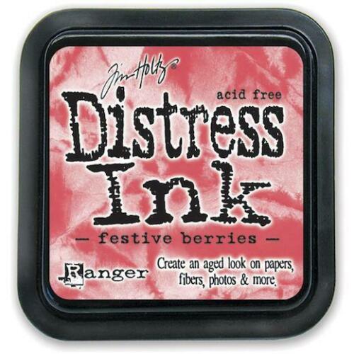 Tim Holtz Ranger Distress Ink Pad 3" x 3" - Festive Berries