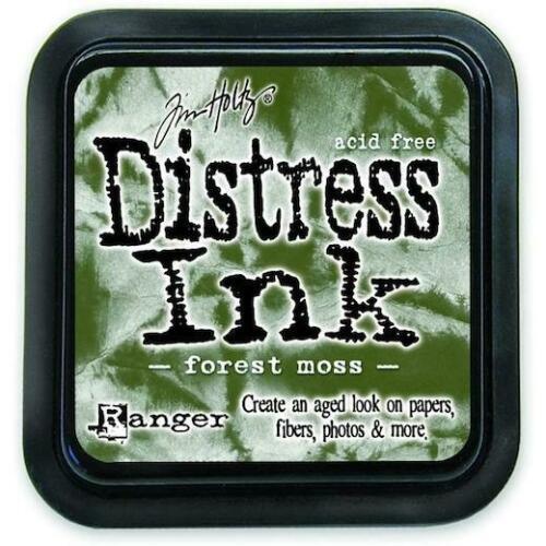 Tim Holtz Ranger Distress Ink Pad 3" x 3" - Forest Moss