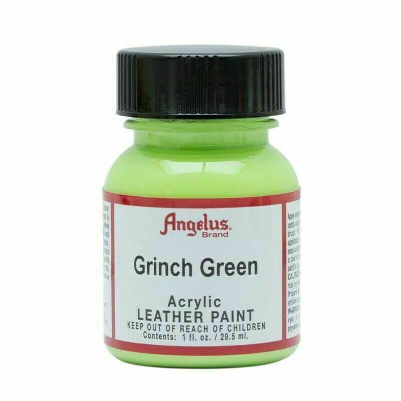 Angelus Leather Paint - Grinch Green - Funky Home Crafts