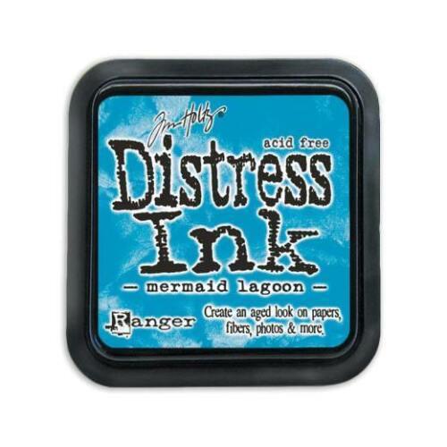 Tim Holtz Ranger Distress Ink Pad 3" x 3" - Mermaid Lagoon