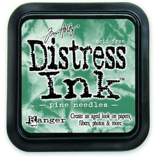 Tim Holtz Ranger Distress Ink Pad 3" x 3" - Pine Needles