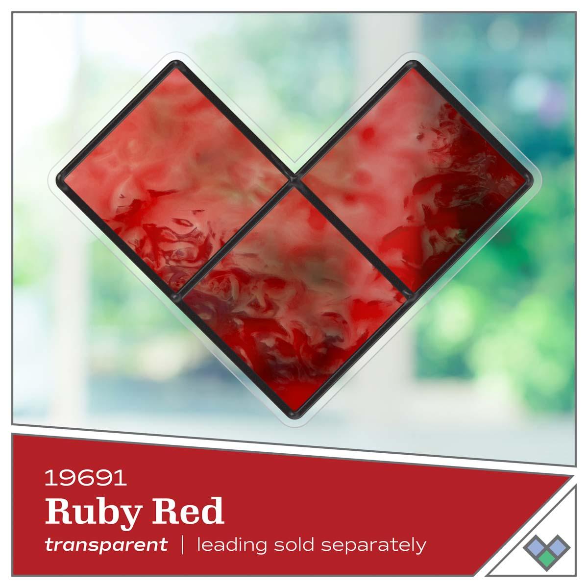 Gallery Glass Paint 59ml - Ruby Red - Funky Home Crafts