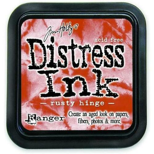 Tim Holtz Ranger Distress Ink Pad 3" x 3" - Rusty Hinge