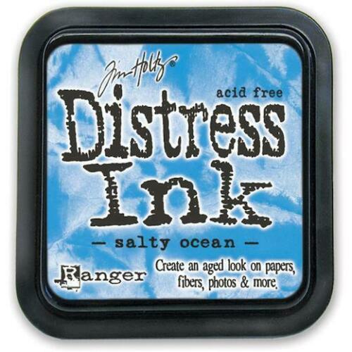 Tim Holtz Ranger Distress Ink Pad 3" x 3" - Salty Ocean