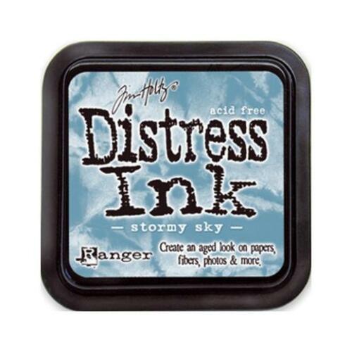 Tim Holtz Ranger Distress Ink Pad 3" x 3" - Stormy Sky