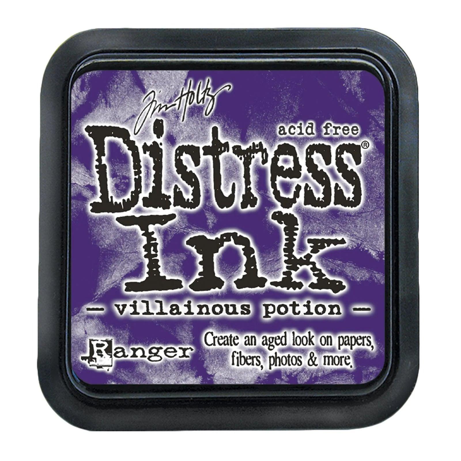 Tim Holtz Ranger Distress Ink Pad 3" x 3" - Villainous Potion