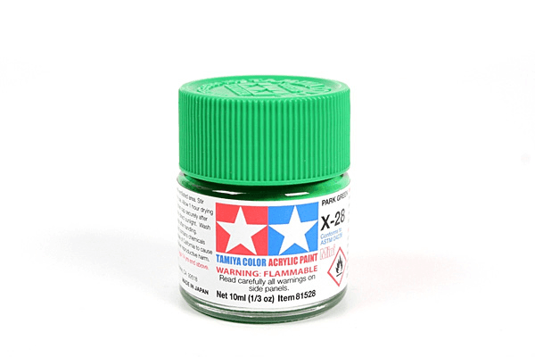 Tamiya X28 Park Green Gloss - Funky Home Crafts